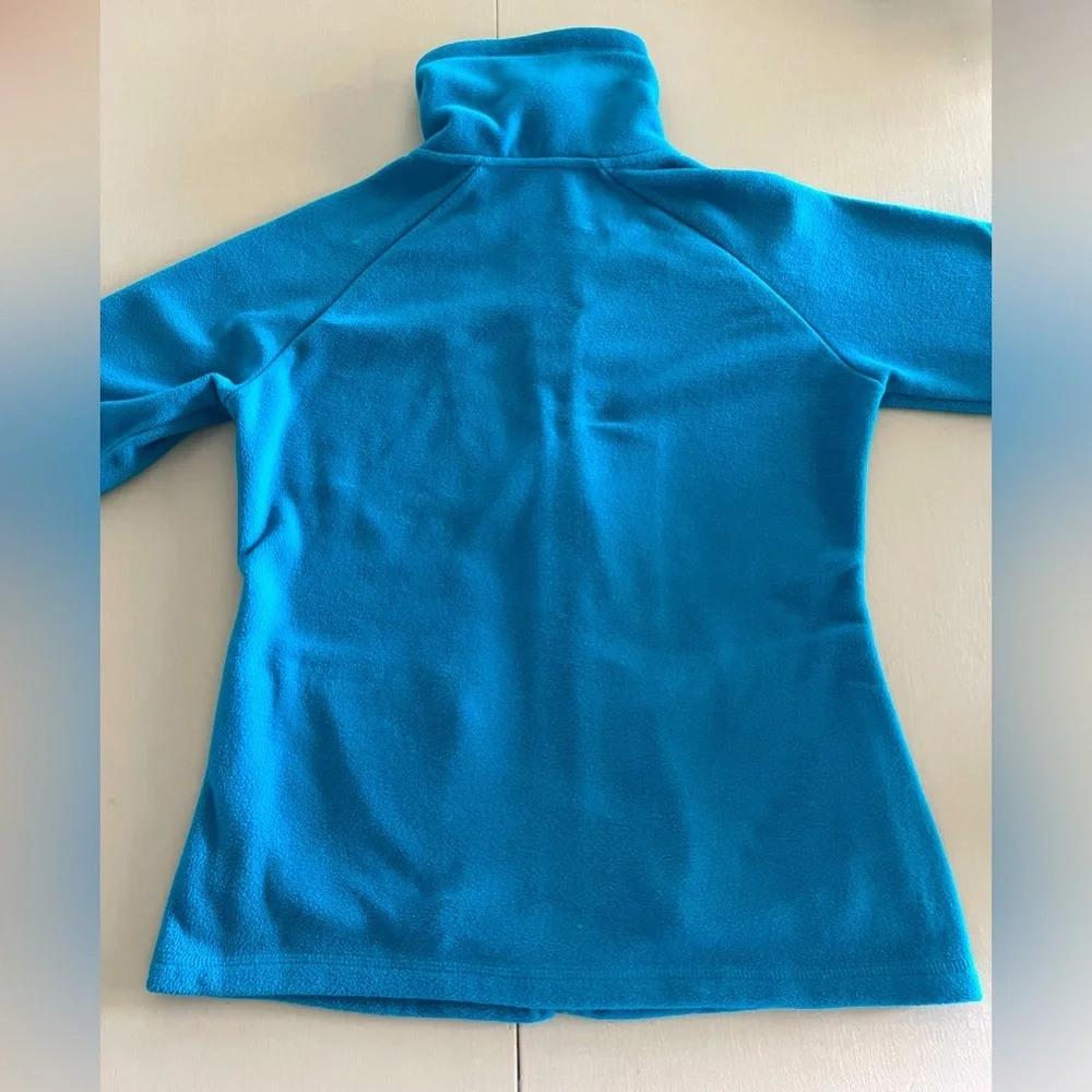 EUC Calvin Klein Fleece Mock Neck Full Zip Jacket Size Medium - Picture 7 of 11